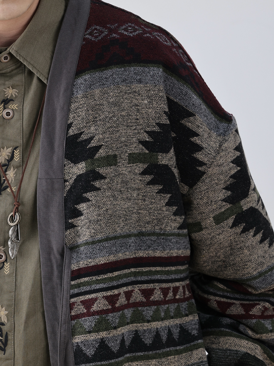 Japanese-Style Reversible Coat, Men's Tang Suit Jacket, New Chinese Ethnic Cardigan Robe, Niche Fashion Outerwear Japanese-Style Reversible Coat, Men's Tang Suit Jacket, New Chinese Ethnic Cardigan Robe, Niche Fashion Outerwear