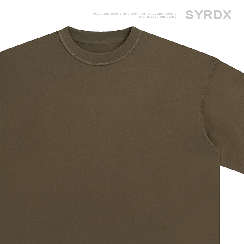 Japanese-Style Small Collar Short-Sleeve T-Shirt for Men - Casual Retro Tee with Hole Design, Loose Fit for Y2K and 90s Vibes Japanese-Style Small Collar Short-Sleeve T-Shirt for Men - Casual Retro Tee with Hole Design, Loose Fit for Y2K and 90s Vibes