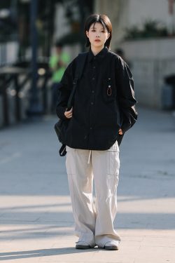 Japanese-Style Vintage Loose Casual Pants for Men - Wide-Leg Straight Work Trousers - Trendy Y2K Fashion