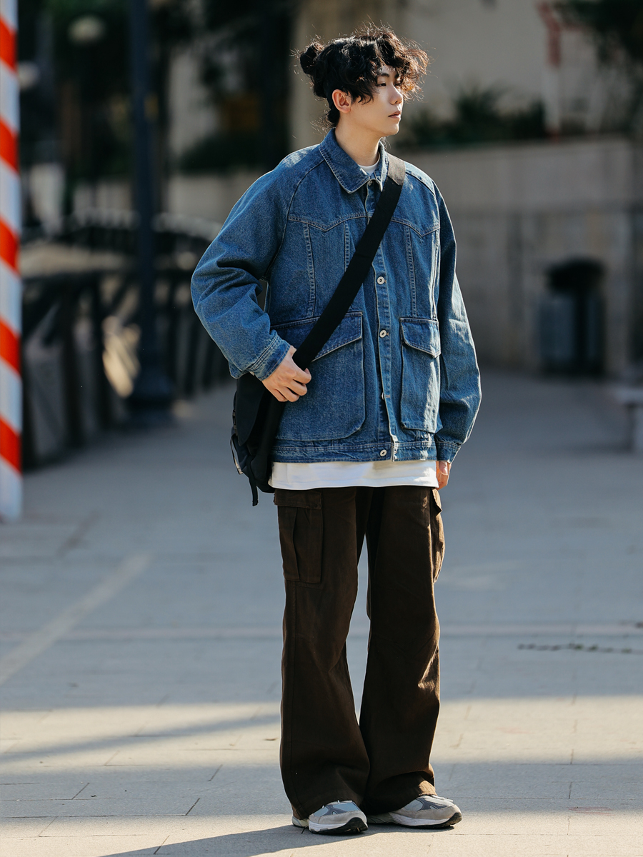 Japanese-Style Vintage Loose Casual Pants for Men - Wide-Leg Straight Work Trousers - Trendy Y2K Fashion Japanese-Style Vintage Loose Casual Pants for Men - Wide-Leg Straight Work Trousers - Trendy Y2K Fashion