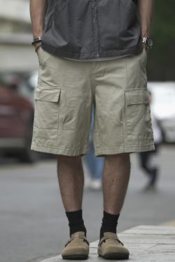 Japanese-Style Vintage Outdoor Work Shorts for Men and Women - Loose-Fit Summer High Street Straight Five-Point Pants