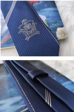 JK Uniform Pudding Bear Set - Plaid Skirt, DK Striped Tie, Decorative Bow Tie, Japanese Style, Cute Girls' College Outfit