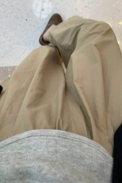 Khaki Japanese-Style Plus-Size Women's Balloon Casual Pants - Summer Lightweight Nine-Point Harem Trousers