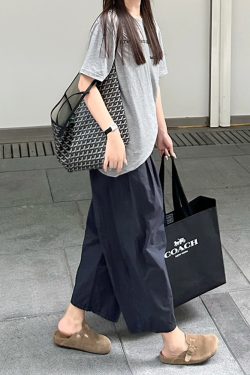 Khaki Japanese-Style Plus-Size Women's Balloon Casual Pants - Summer Lightweight Nine-Point Harem Trousers