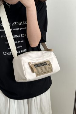 Klein Blue Nylon Oxford Crossbody Bag - Unisex Travel Shoulder Bag for Sports & Fitness - Trendy 2025 Style