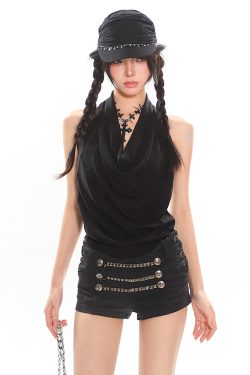 Knotted Knit Casual Vest for Women - High Elasticity Slim Fit Summer Top