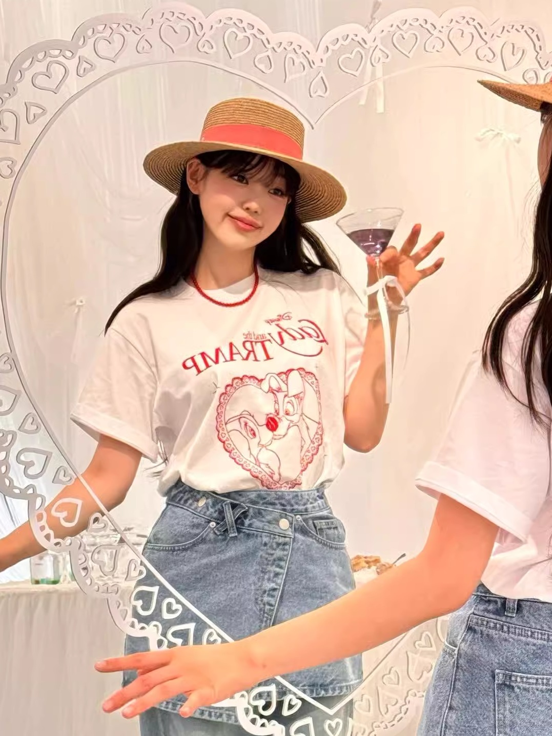 Korean Style Cartoon Printed Casual Loose Fit Cotton Short Sleeve T-Shirt for Women - Versatile Comfort for Everyday Wear Korean Style Cartoon Printed Casual Loose Fit Cotton Short Sleeve T-Shirt for Women - Versatile Comfort for Everyday Wear