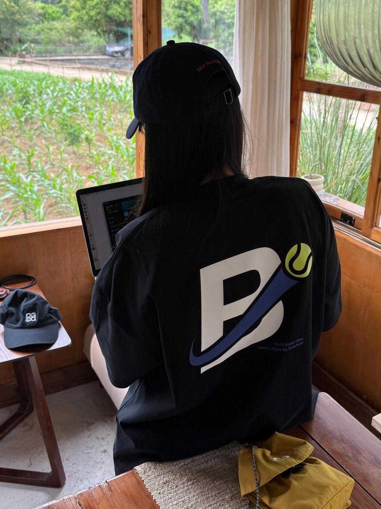 Korean Style Casual Letter Print Short Sleeve T-Shirt for Women - Versatile Loose Fit, Pure Cotton, Minimalist Design Korean Style Casual Letter Print Short Sleeve T-Shirt for Women - Versatile Loose Fit, Pure Cotton, Minimalist Design