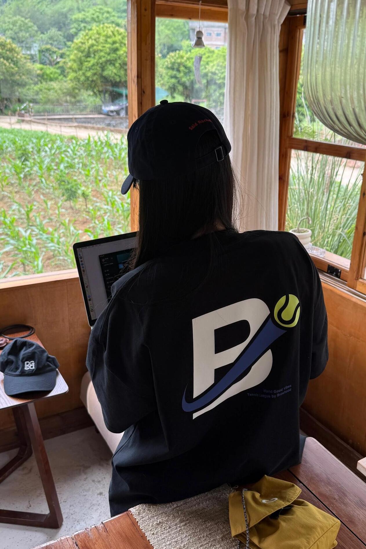 Korean Style Casual Letter Print Short Sleeve T-Shirt for Women - Versatile Loose Fit, Pure Cotton, Minimalist Design