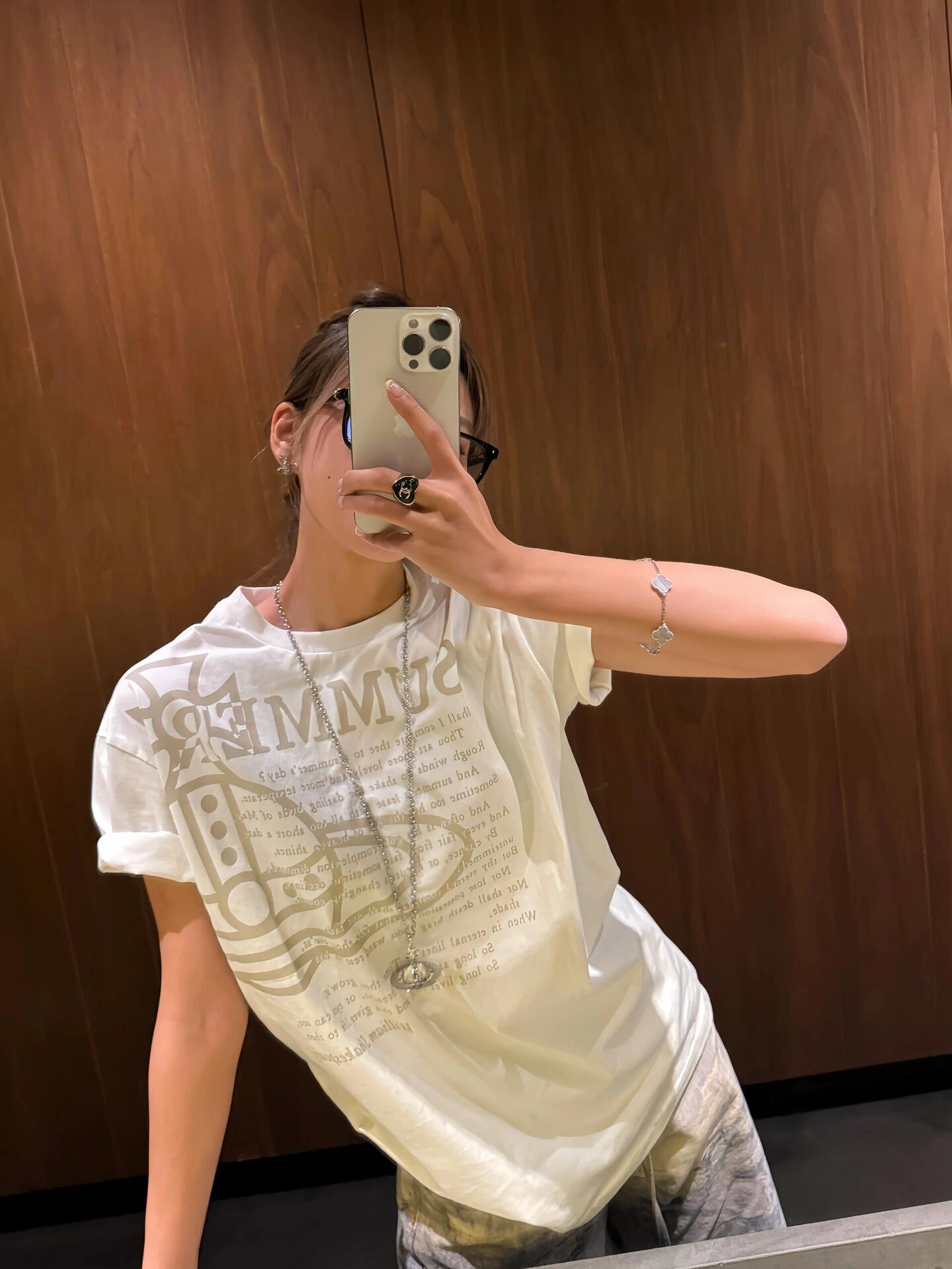 Korean Style Casual Letter Slogan Printed Loose Cotton Round Neck Short Sleeve T-Shirt for Women Korean Style Casual Letter Slogan Printed Loose Cotton Round Neck Short Sleeve T-Shirt for Women