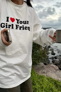 Korean Style Casual Loose Fit Color-Blocking Top with Youthful Dog Cartoon Print - Pure Cotton Comfort