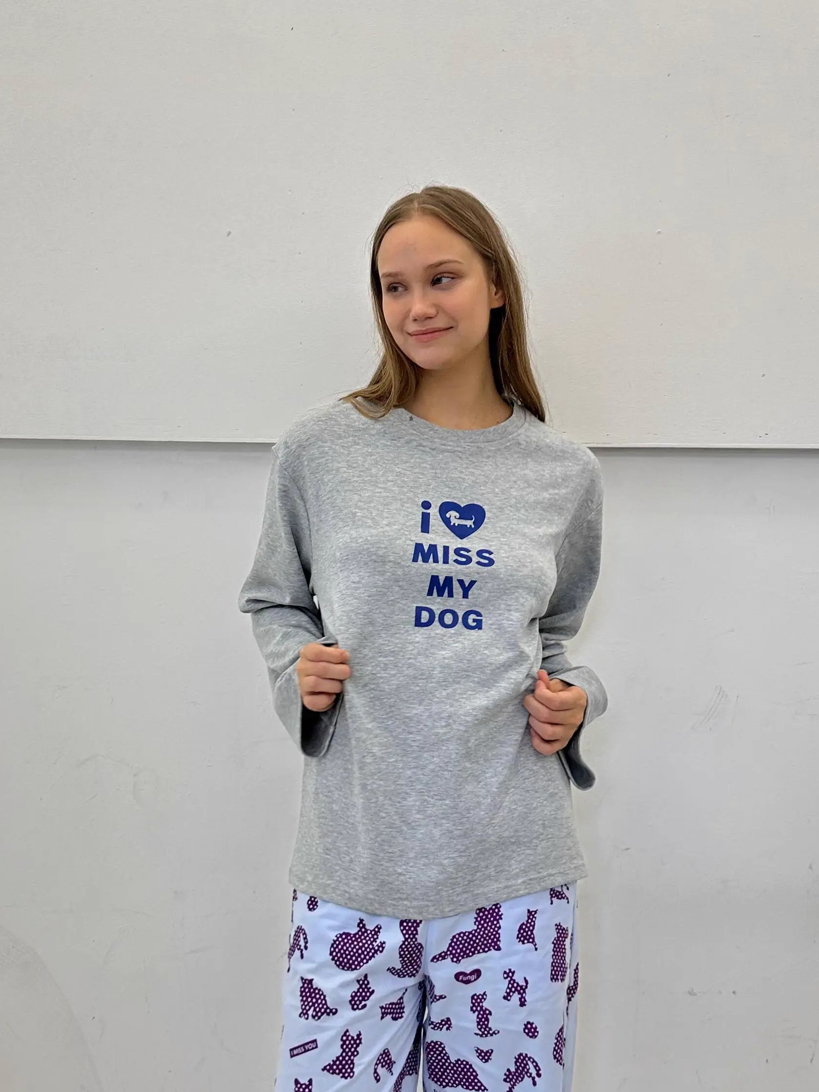 Korean Style Casual Printed Long Sleeve T-Shirt for Pets - Age-Reducing Design, Versatile Pure Cotton for Autumn and Winter Korean Style Casual Printed Long Sleeve T-Shirt for Pets - Age-Reducing Design, Versatile Pure Cotton for Autumn and Winter