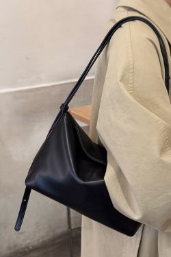 Korean-Style High-End Soft Leather Tote Bag 2025 - Minimalist Shoulder & Crossbody Handbag for Niche Fashion Lovers