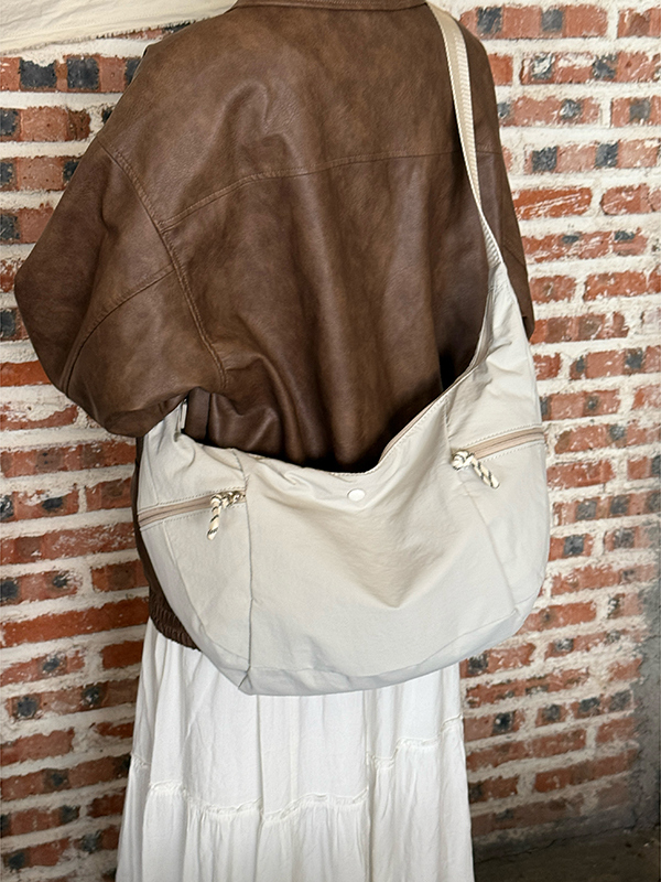 Korean Style Large-Capacity Nylon Tote Bag for Women - 2025 High-End Shoulder Crossbody Bag Korean Style Large-Capacity Nylon Tote Bag for Women - 2025 High-End Shoulder Crossbody Bag