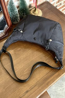 Korean Style Large-Capacity Nylon Tote Bag for Women - 2025 High-End Shoulder Crossbody Bag