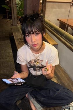 Korean Style Leopard Print Fitted Cotton Short Sleeve T-Shirt for Women - High Elastic Slim Fit, 25SS Trendy Fashion Essential