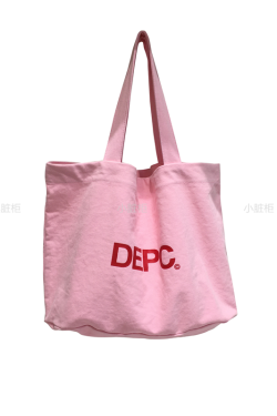 Korean Style Letter Canvas Tote Bag - Large Capacity Casual Shoulder Bag for Everyday Use