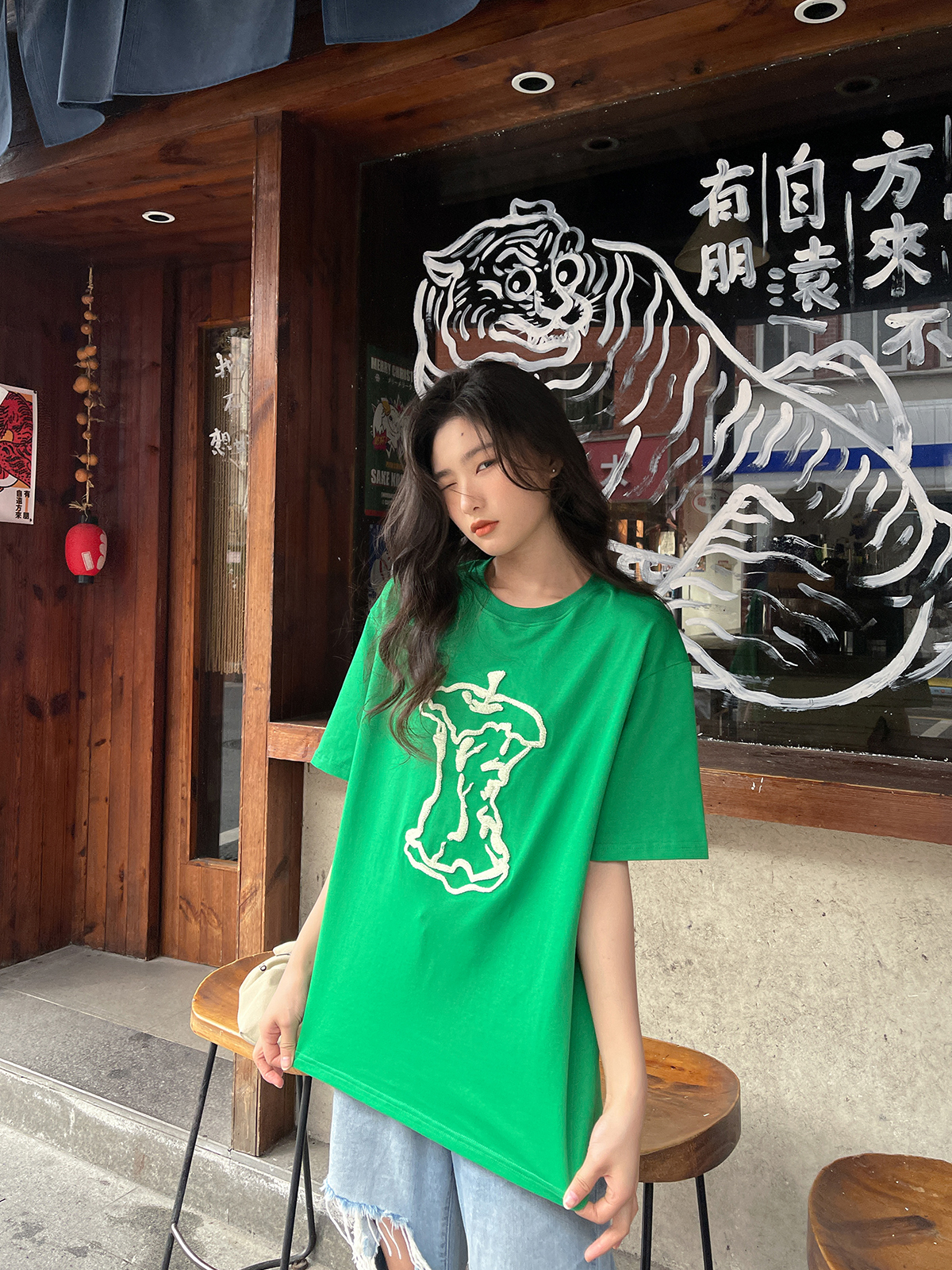 Korean Style Loose Fit Short Sleeve T-Shirt for Women - Summer 2025 Pure Cotton Round Neck Casual Top Korean Style Loose Fit Short Sleeve T-Shirt for Women - Summer 2025 Pure Cotton Round Neck Casual Top