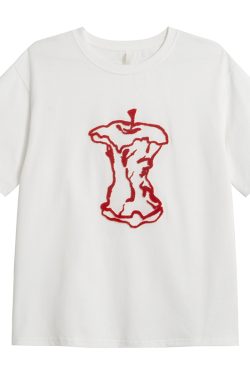 Korean Style Loose Fit Short Sleeve T-Shirt for Women - Summer 2025 Pure Cotton Round Neck Casual Top