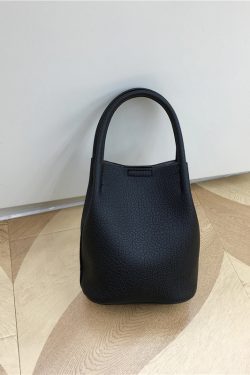 Korean Style Mini Bucket Bag - Lightweight Vertical Handheld Crossbody Bag, Versatile Small Tote for Everyday Use
