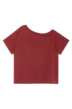 Korean Style Off-Shoulder Loose T-Shirt for Women - Summer 2025 Slimming Top with High-End Feel, Casual Fashion Essential