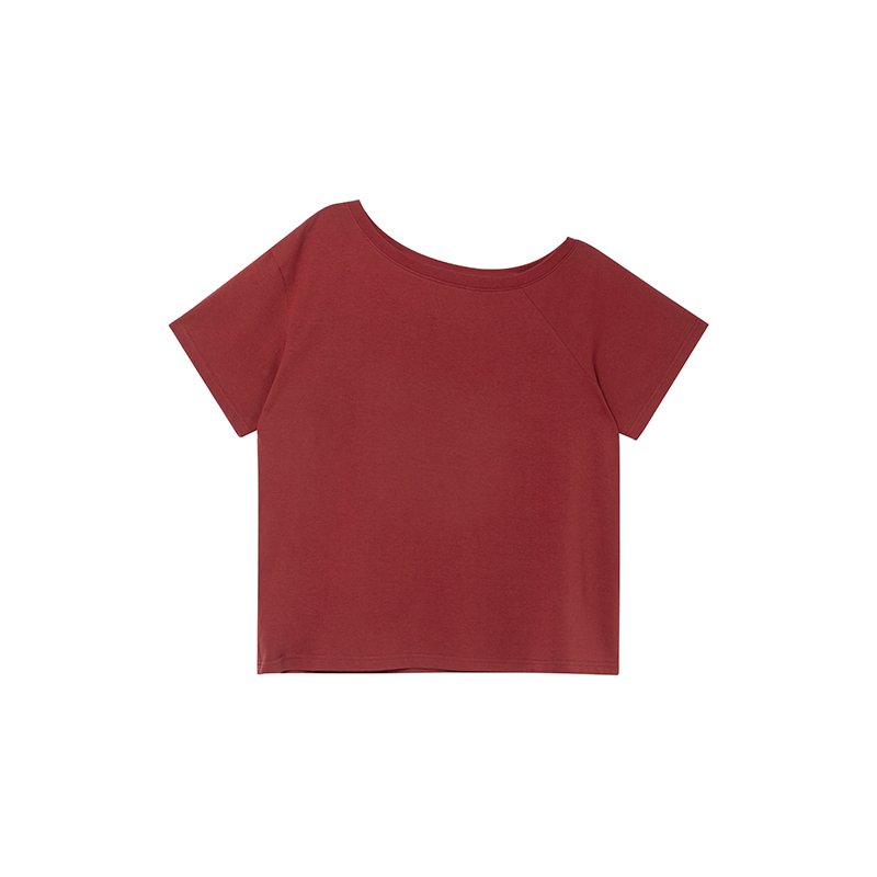 Korean Style Off-Shoulder Loose T-Shirt for Women - Summer 2025 Slimming Top with High-End Feel, Casual Fashion Essential Korean Style Off-Shoulder Loose T-Shirt for Women - Summer 2025 Slimming Top with High-End Feel, Casual Fashion Essential