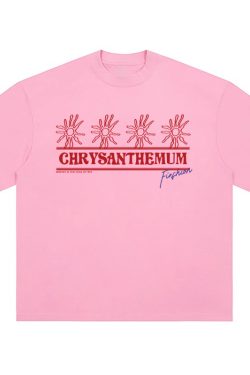 Korean-Style Retro Heavyweight T-Shirt for Women, Summer Sunflower Print, White Round Neck Short Sleeve, Loose Fit Top