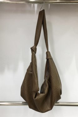 Korean-Style Retro Soft Leather Dumpling Bag - Large Capacity, Wrinkled Design, Casual Versatile Shoulder & Crossbody Bag