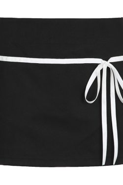 Korean Style Ruffled Short Sleeve Top & Bow Half-Length Skirt Set - Trendy Seoul Diary Look for Chic Fashionistas