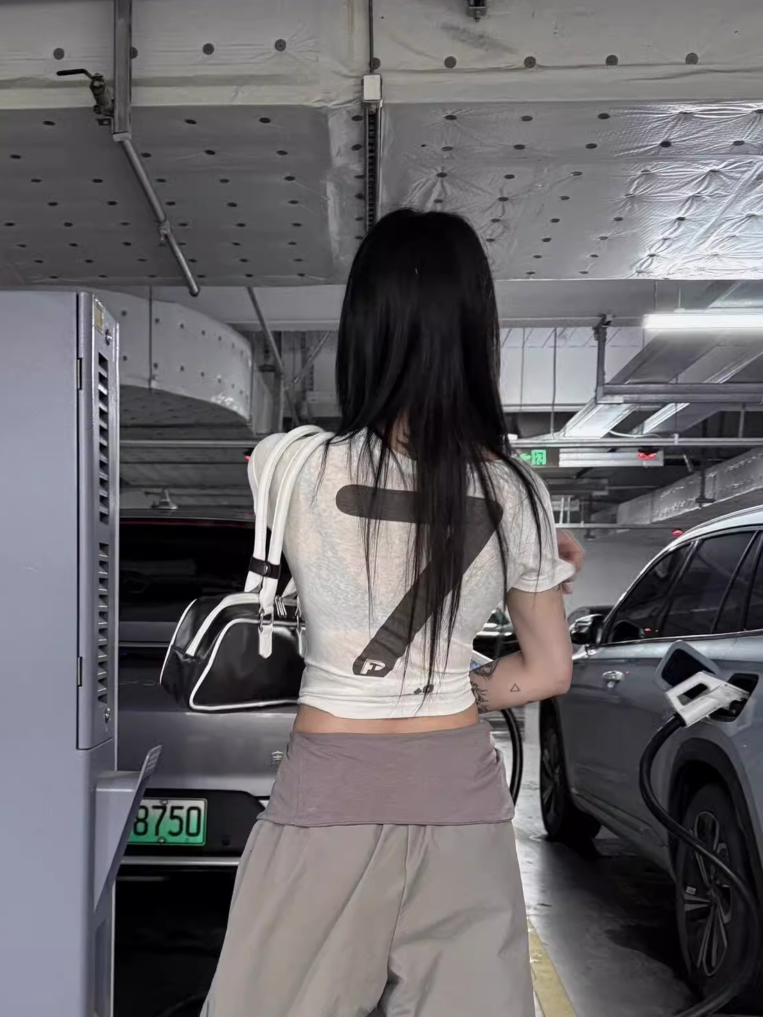 Korean Style Short Sleeve T-Shirt for Women, Slightly Sheer Bamboo Cotton, Sports Letter Print, Trendy Casual Top for Spicy Girls Korean Style Short Sleeve T-Shirt for Women, Slightly Sheer Bamboo Cotton, Sports Letter Print, Trendy Casual Top for Spicy Girls