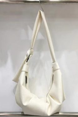 Korean Style Vintage Soft Leather Dumpling Bag - Large Capacity Casual Crossbody Shoulder Bag for Everyday Use