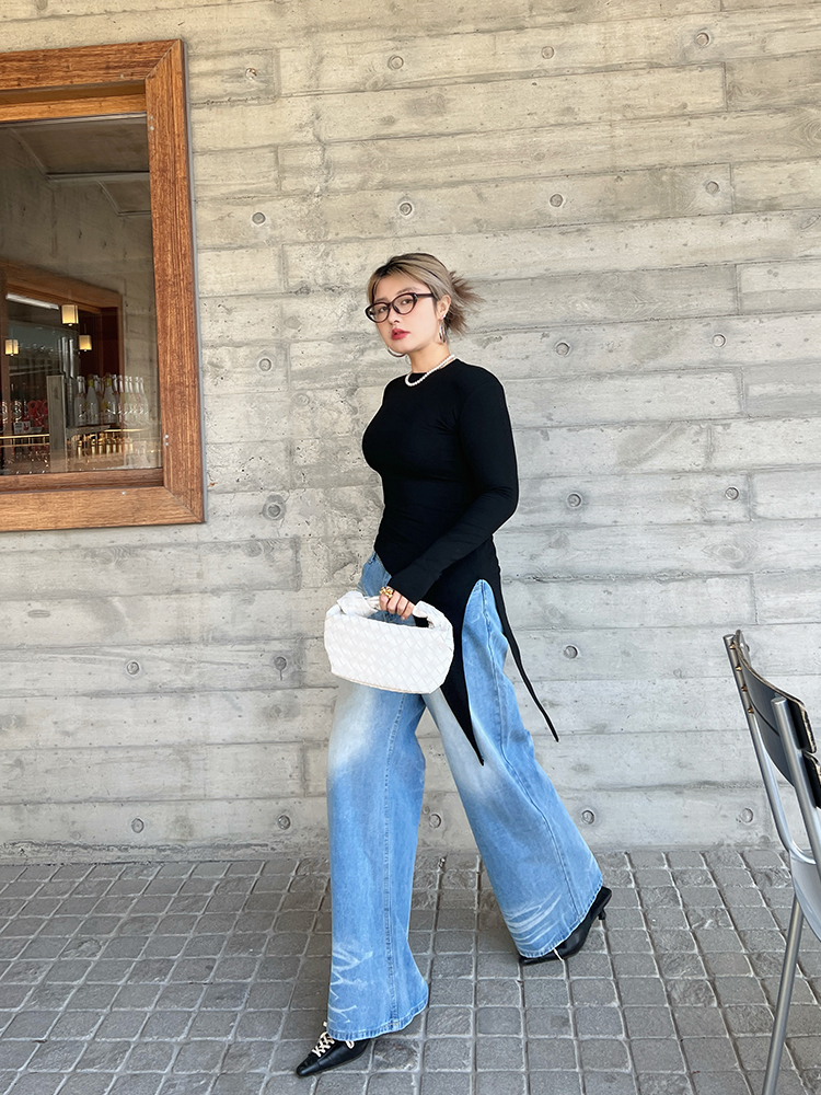 Korean-Style Washed High-Waisted Wide-Leg Jeans for Women, Loose Vintage Straight Pants, Spring Fashion Trousers Korean-Style Washed High-Waisted Wide-Leg Jeans for Women, Loose Vintage Straight Pants, Spring Fashion Trousers