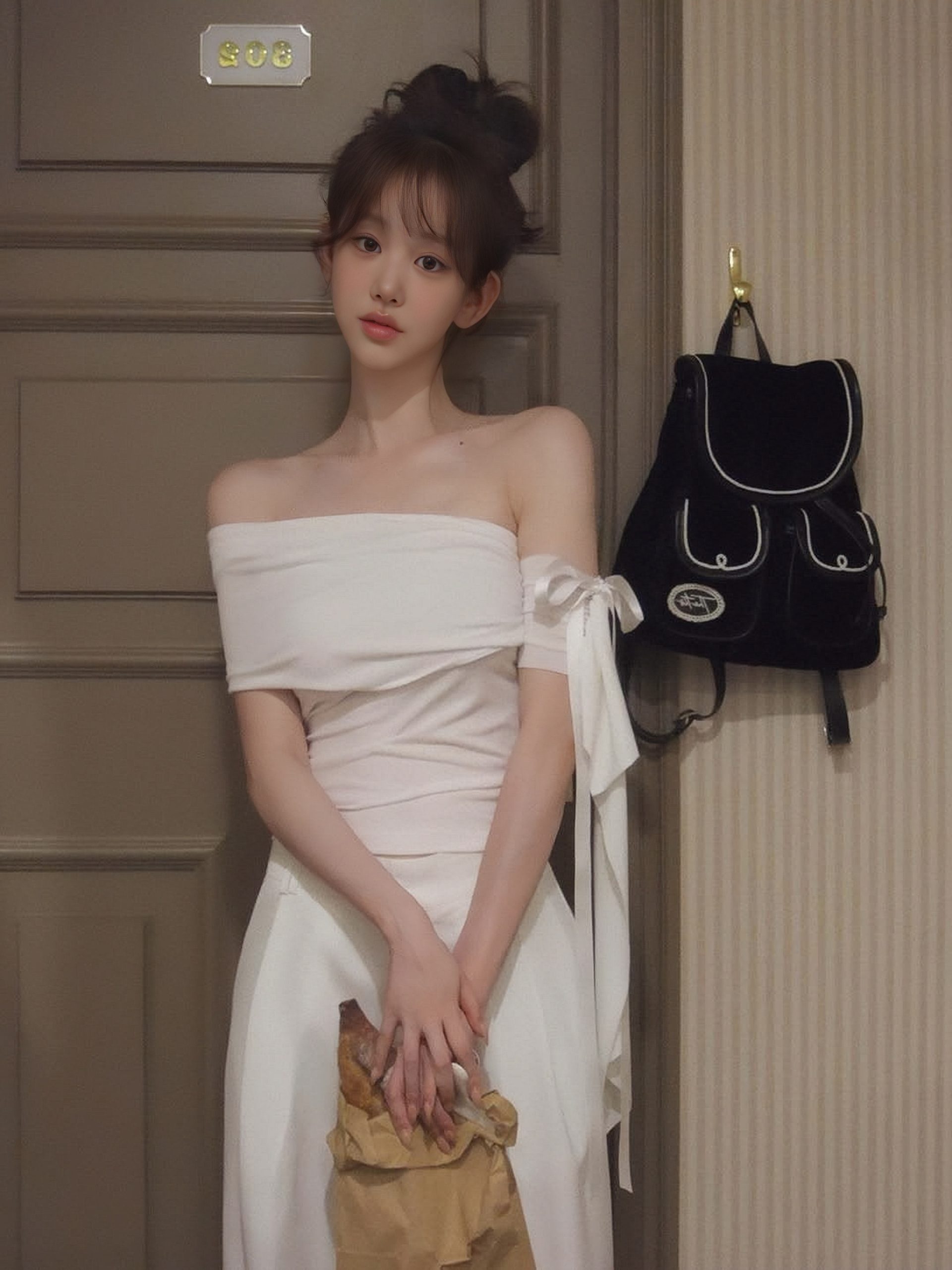 Korean Style Women's One-Shoulder Ruffle Lace Short Sleeve T-shirt - Summer Holiday White Top for Instagram Ready Looks Korean Style Women's One-Shoulder Ruffle Lace Short Sleeve T-shirt - Summer Holiday White Top for Instagram Ready Looks