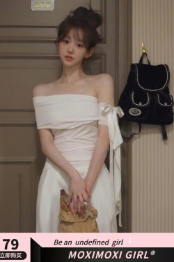 Korean Style Women's One-Shoulder Ruffle Lace Short Sleeve T-shirt - Summer Holiday White Top for Instagram Ready Looks