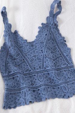 Lace Crochet Hollow-Out Bohemian Summer Beach Tank Top for Women - Perfect Vacation Cover-Up