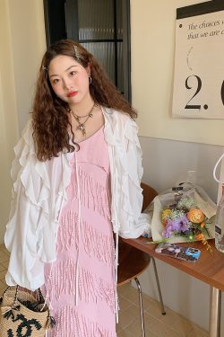 Lace Edge Chiffon Cardigan for Women - Sheer Plus Size Sun Protection Top, Thin and Airy for Spring and Summer Fashion