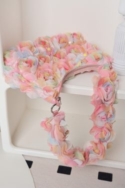 Lace Flower Underarm Bag - Pink Fairy Romantic Crossbody Bag for Spring/Summer, Sweet Girl Aesthetic, Niche Design