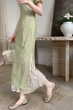 Lace Leggings with Anti-Exposure Lining, Cotton-Linen Wide-Leg Pants for Women, Layered Style for Hanfu and Qipao, Trendy Fashion Essential