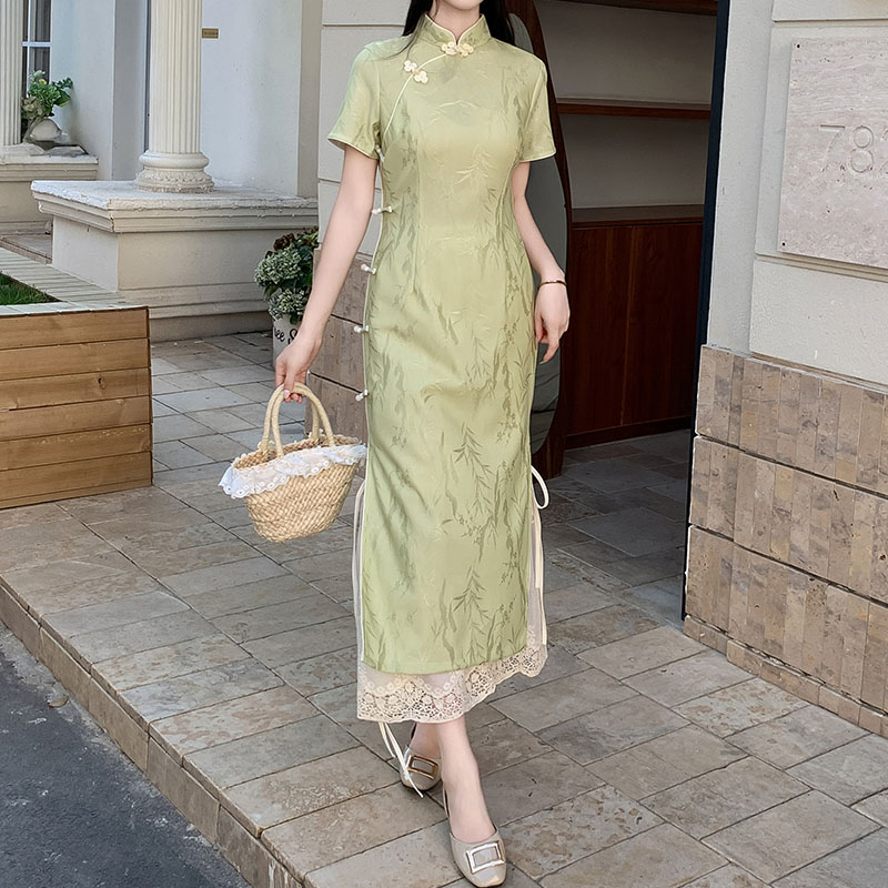 Lace Leggings with Anti-Exposure Lining, Cotton-Linen Wide-Leg Pants for Women, Layered Style for Hanfu and Qipao, Trendy Fashion Essential Lace Leggings with Anti-Exposure Lining, Cotton-Linen Wide-Leg Pants for Women, Layered Style for Hanfu and Qipao, Trendy Fashion Essential