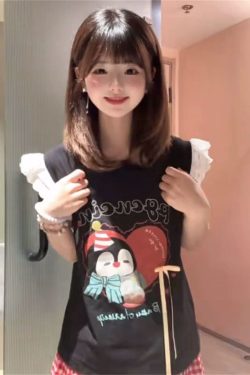 Lace Spliced Flutter Sleeve Bow Tie Vest T-Shirt for Women - Unique Shoulderless Summer Top