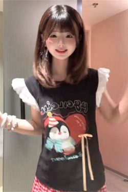 Lace Spliced Flutter Sleeve Bow Tie Vest T-Shirt for Women - Unique Shoulderless Summer Top