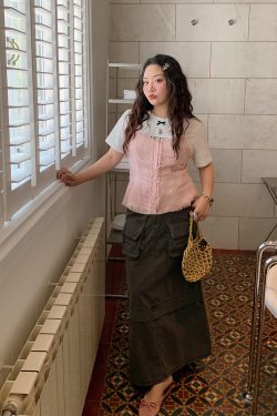 Lace Spliced Waist-Defining Cami Top for Women - Summer 2025 French Style Outerwear - Elegant and Trendy Fashion Piece