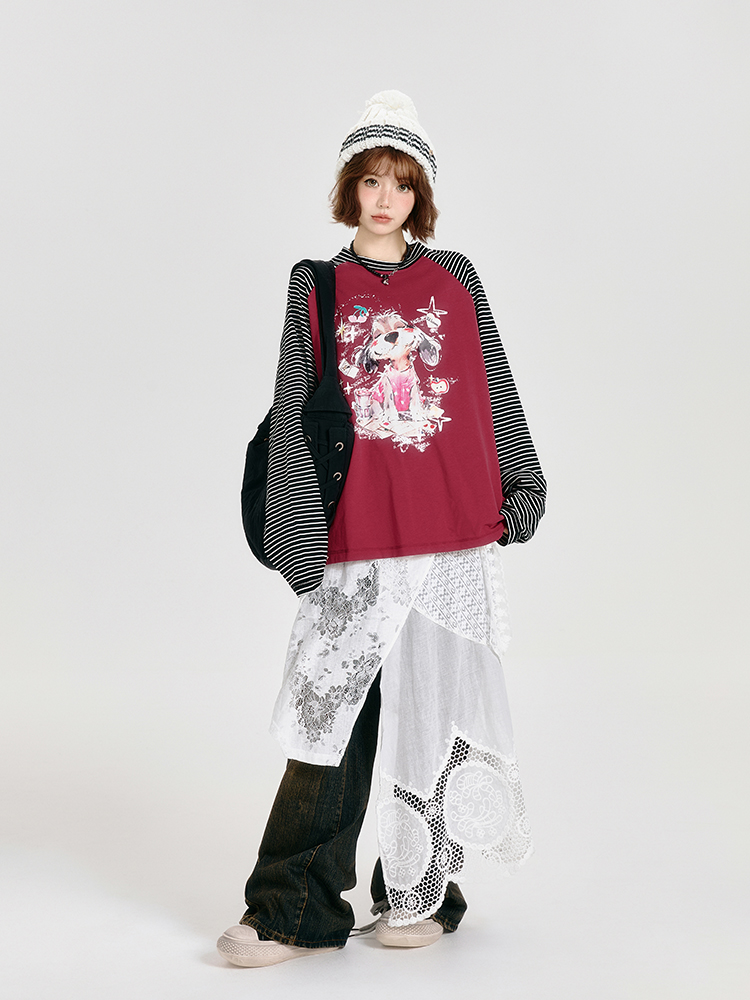 Lace Spliced White Camisole Dress with Layered Design and Matching Mid-Length Skirt - Girly Style, Perfect for Summer Events Lace Spliced White Camisole Dress with Layered Design and Matching Mid-Length Skirt - Girly Style, Perfect for Summer Events