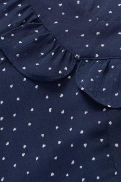 Lace Trim Polka Dot Dress with Flutter Sleeves and Waist Tie - Slim Fit Summer 2025 Women's Fashion