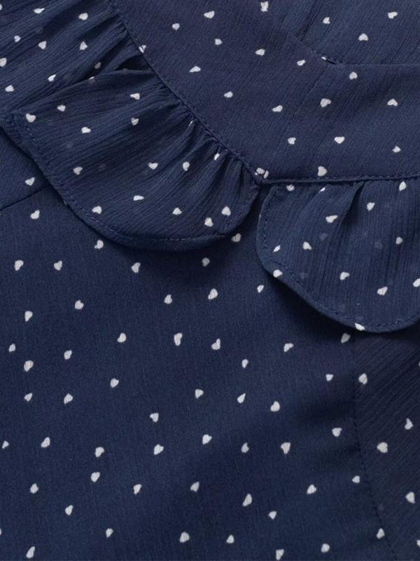 Lace Trim Polka Dot Dress with Flutter Sleeves and Waist Tie - Slim Fit Summer 2025 Women's Fashion Lace Trim Polka Dot Dress with Flutter Sleeves and Waist Tie - Slim Fit Summer 2025 Women's Fashion