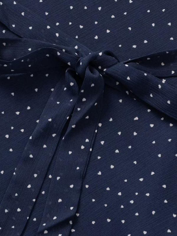 Lace Trim Polka Dot Dress with Flutter Sleeves and Waist Tie - Slim Fit Summer 2025 Women's Fashion Lace Trim Polka Dot Dress with Flutter Sleeves and Waist Tie - Slim Fit Summer 2025 Women's Fashion