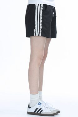 Lace Trim Spliced Ultra-Short Casual Shorts for Women - Summer Quick-Dry Sports Hot Pants - Y2K Style