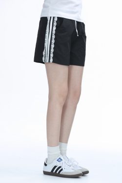Lace Trim Spliced Ultra-Short Casual Shorts for Women - Summer Quick-Dry Sports Hot Pants - Y2K Style