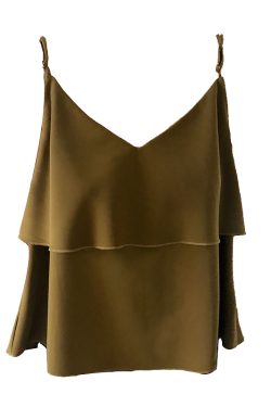Lace-Trimmed Sleeveless Camisole Top - Versatile Summer V-Neck Blouse for Beach Vacation - Loose Fit, Trendy Style