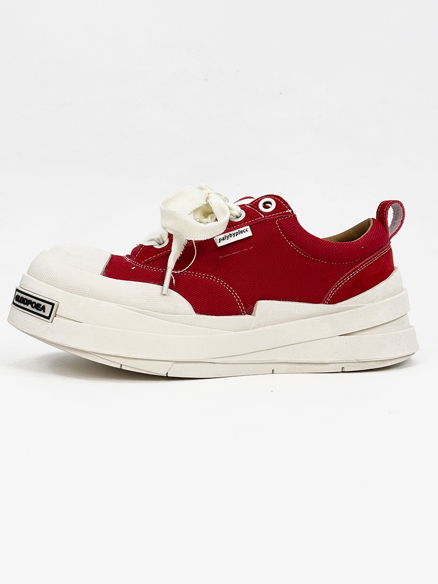 Lace-Up Canvas Shoes for Men and Women, Thick-Soled Height-Increasing Retro Sneakers, Niche National Trend Black Couple Shoes Lace-Up Canvas Shoes for Men and Women, Thick-Soled Height-Increasing Retro Sneakers, Niche National Trend Black Couple Shoes